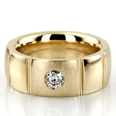 Round Cut Diamond Wedding Ring  - view 2 of 4