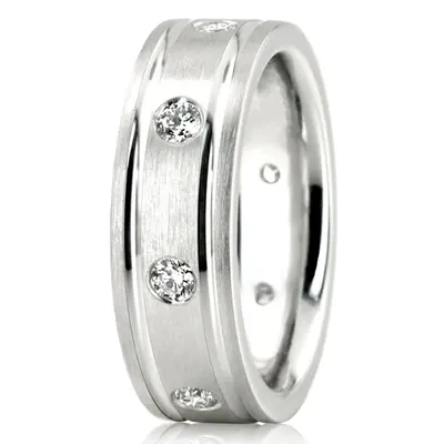 Traditional Diamond Wedding Ring  - view 5 of 6