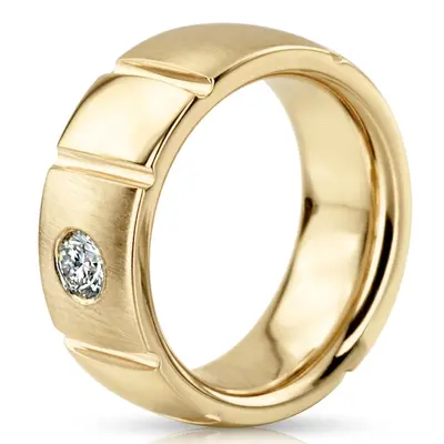 Round Cut Diamond Wedding Ring  - view 4 of 4