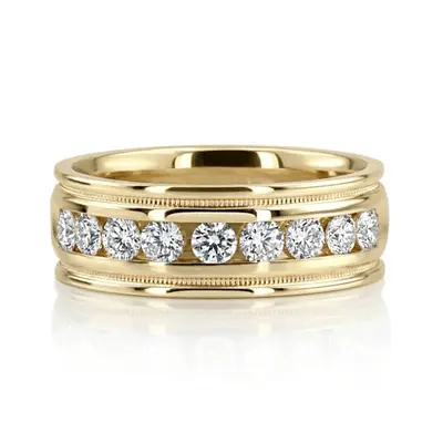 Channel Set Diamond Wedding Band (0.99 ct. tw.) alternate view