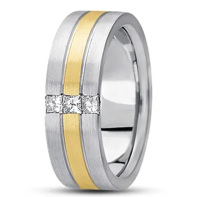 Channel Set Diamond Wedding Ring - view 4 of 4