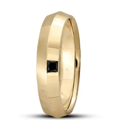 Knife Edge Wedding Band - view 10 of 14