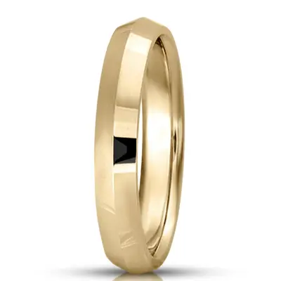 Knife Edge Wedding Band - view 8 of 14