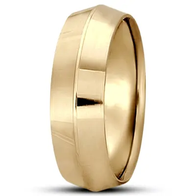 Knife Edge Wedding Band - view 14 of 14