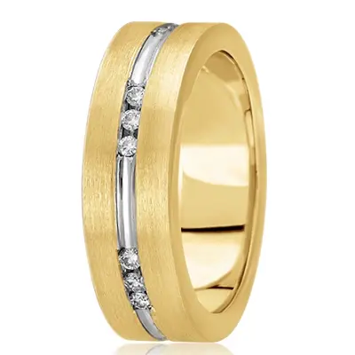 Channel-set Diamond Wedding Band  - view 6 of 6