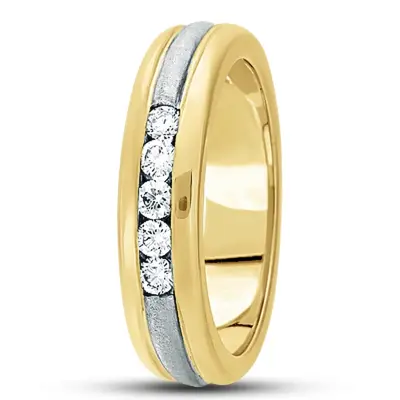 Fancy Diamond Wedding Band - view 4 of 4