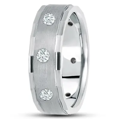 Attractive Diamond Wedding Band  - view 2 of 4