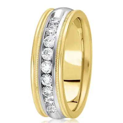 Channel Set Diamond Wedding Ring (0.72 ct. tw.) - view 3 of 4