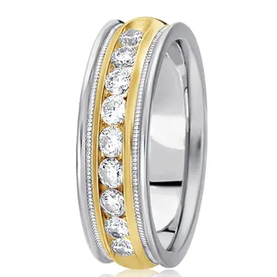 Channel Set Diamond Wedding Ring (0.72 ct. tw.) - view 4 of 4