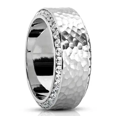 Beveled Diamond Wedding Ring - view 4 of 4