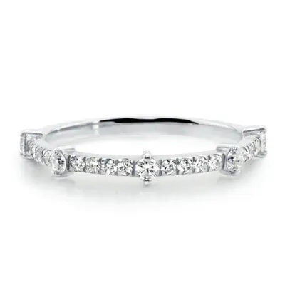 Stackable Round Diamond Ring 1/3 ct.tw alternate view