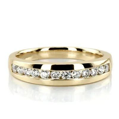 Channel Set Round Diamond Wedding Band (0.36 ct. tw.) alternate view