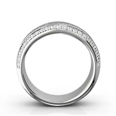 Brilliant Round and Baguette Fancy Women Diamond Ring (1 3/4 ct. tw.)  - view 5 of 6