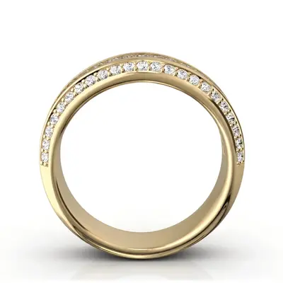 Brilliant Round and Baguette Fancy Women Diamond Ring (1 3/4 ct. tw.)  - view 4 of 6