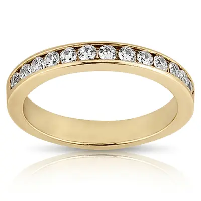 Round Diamond Channel Set Stackable Band (5/8 ct. tw.) alternate view