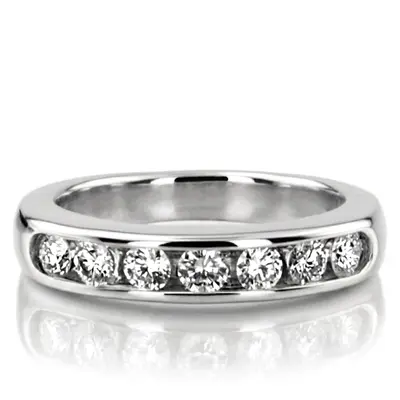 Seven Stone Channel Set Diamond Anniversary Ring (1/2 ct. tw.) - view 5 of 6