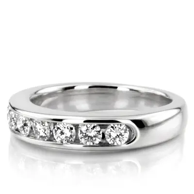 Seven Stone Channel Set Diamond Anniversary Ring (1/2 ct. tw.) - view 6 of 6