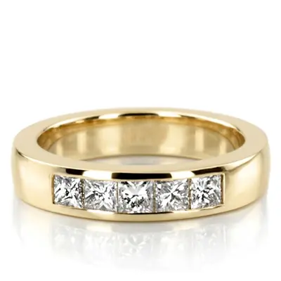 Timeless 5 Stone Princess Diamond Ring (3/4 ct. tw.) - view 2 of 6