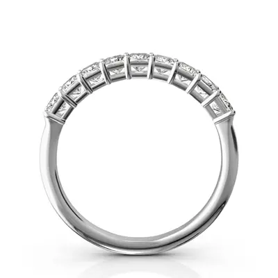 9 Stone Princess Cut Basket Setting Woman Ring (3/4 ct. tw.) - view 4 of 6