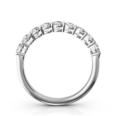 Round Basket Set 9 Stone Diamond Anniversary Ring (3/4 ct. tw.) - view 2 of 6
