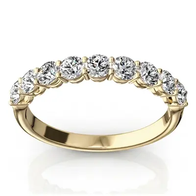 Round Basket Set 9 Stone Diamond Anniversary Ring (3/4 ct. tw.) - view 6 of 6