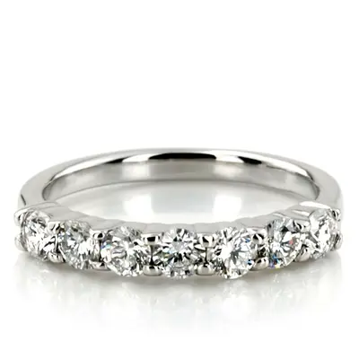 Classic 7 Stone Basket Setting Woman Diamond Ring  (3/4 ct. tw.) - view 2 of 8