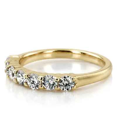 Classic 7 Stone Basket Setting Woman Diamond Ring  (3/4 ct. tw.) - view 3 of 8