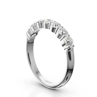 Classic 7 Stone Basket Setting Woman Diamond Ring  (3/4 ct. tw.) - view 6 of 8