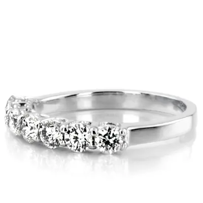 Classic 7 Round Brilliant Diamond Woman Anniversary Band (3/4 ct. tw.) - view 7 of 9