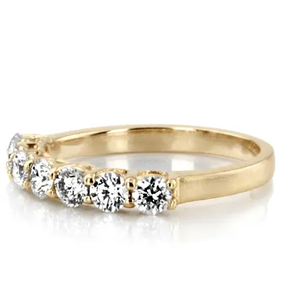 Classic 7 Round Brilliant Diamond Woman Anniversary Band (3/4 ct. tw.) - view 8 of 9