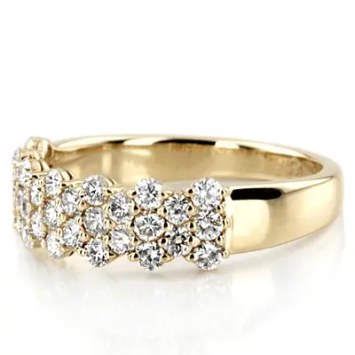 Fancy Diamond Wedding and Anniversary Ring (1 1/6 ct. tw.) - view 4 of 6