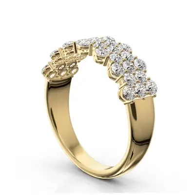 Fancy Diamond Wedding and Anniversary Ring (1 1/6 ct. tw.) - view 5 of 6