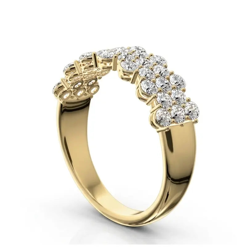 14K white gold Fancy Diamond Wedding and Anniversary Ring (1 1/6 ct. tw.) - alternate view 5