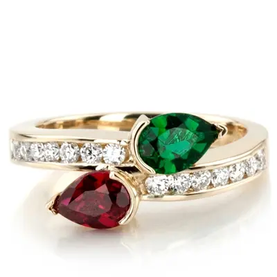 Classic Beauty of By Pass Diamond Fashion Ring (0.42 ct. tw.)