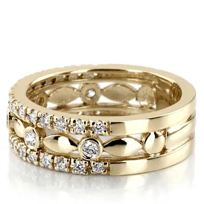 14K white gold 0.63 CT Diamond Fancy Ring - alternate view 4 thumbnail