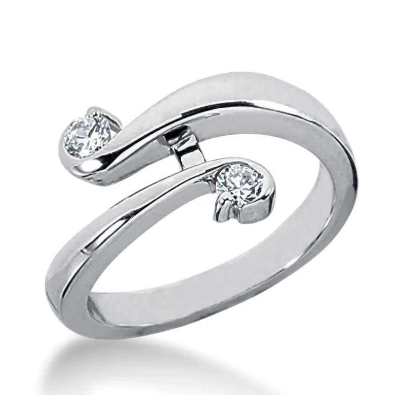 14K white gold Diamond Fancy Ring (0.20 ct. tw.) - main view