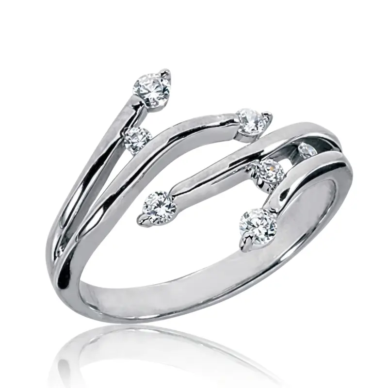 14K white gold Nature Inspired Diamond Fashion Ring (0.34 ct. tw.) - main view