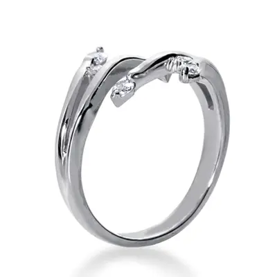 14K white gold Nature Inspired Diamond Fashion Ring (0.34 ct. tw.) - alternate view 3 thumbnail