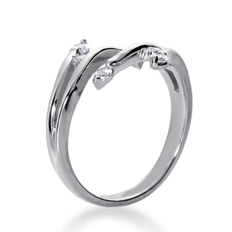14K white gold Nature Inspired Diamond Fashion Ring (0.34 ct. tw.) - alternate view 3