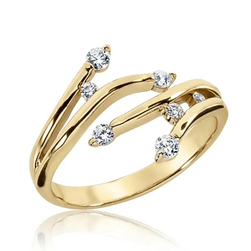 14K white gold Nature Inspired Diamond Fashion Ring (0.34 ct. tw.) - alternate view 2