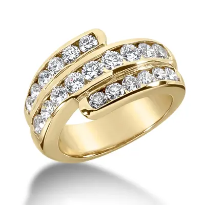 Triple Row Diamond Fancy Ring (1.74 ct. tw.) - view 2 of 4