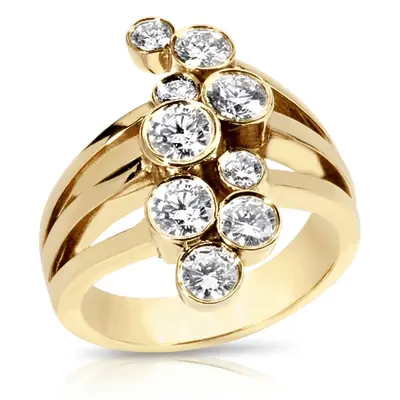 Beautiful Bezel Set Round Diamond Fancy Ring (1.10 ct. tw.) alternate view
