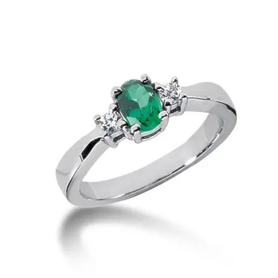  Diamond Color Stone Ring (0.10 ct. tw.) - view 1 of 3