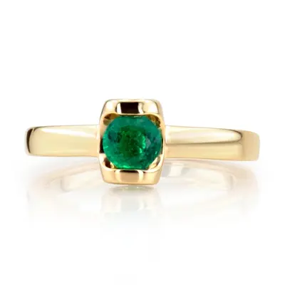 Round Cut Tension Set  Diamond Color Stone Ring (0.50 ct. tw.) alternate view