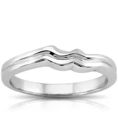 Sculptural Wave Gold Fashion Ring
