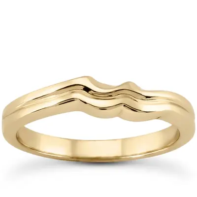 Sculptural Wave Gold Fashion Ring alternate view