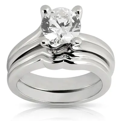14K white gold Sculptural Wave Gold Fashion Ring - alternate view 3 thumbnail