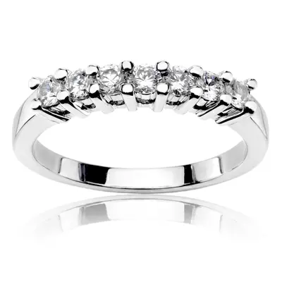 0.35 ct. 7-Stone  Diamond Bridal Ring