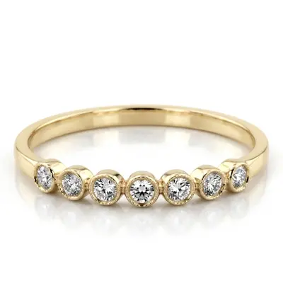 Timeless Seven Stone Diamond Wedding Ring (1/8 ct. tw.) alternate view