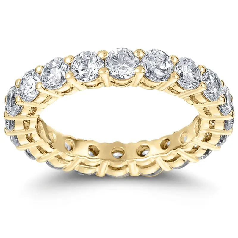 14K white gold 2.70 ct. Diamond Eternity Wedding Band 6 - alternate view 2